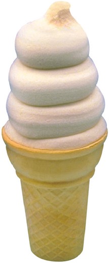 Ice cream cone - large